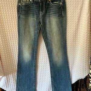 MISS ME CHLOE BOOT Women's Blue Jeans